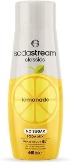 Sodastream Lemonade No Sugar 440 ml, gir ca. 9 liter ferdig drikke