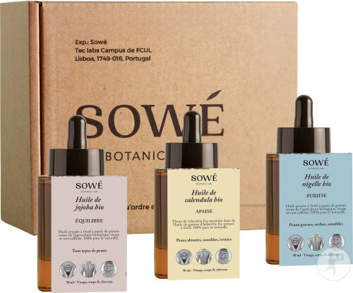 Sowé Kit Peaux Sensibles Et Réactives 3 Produits