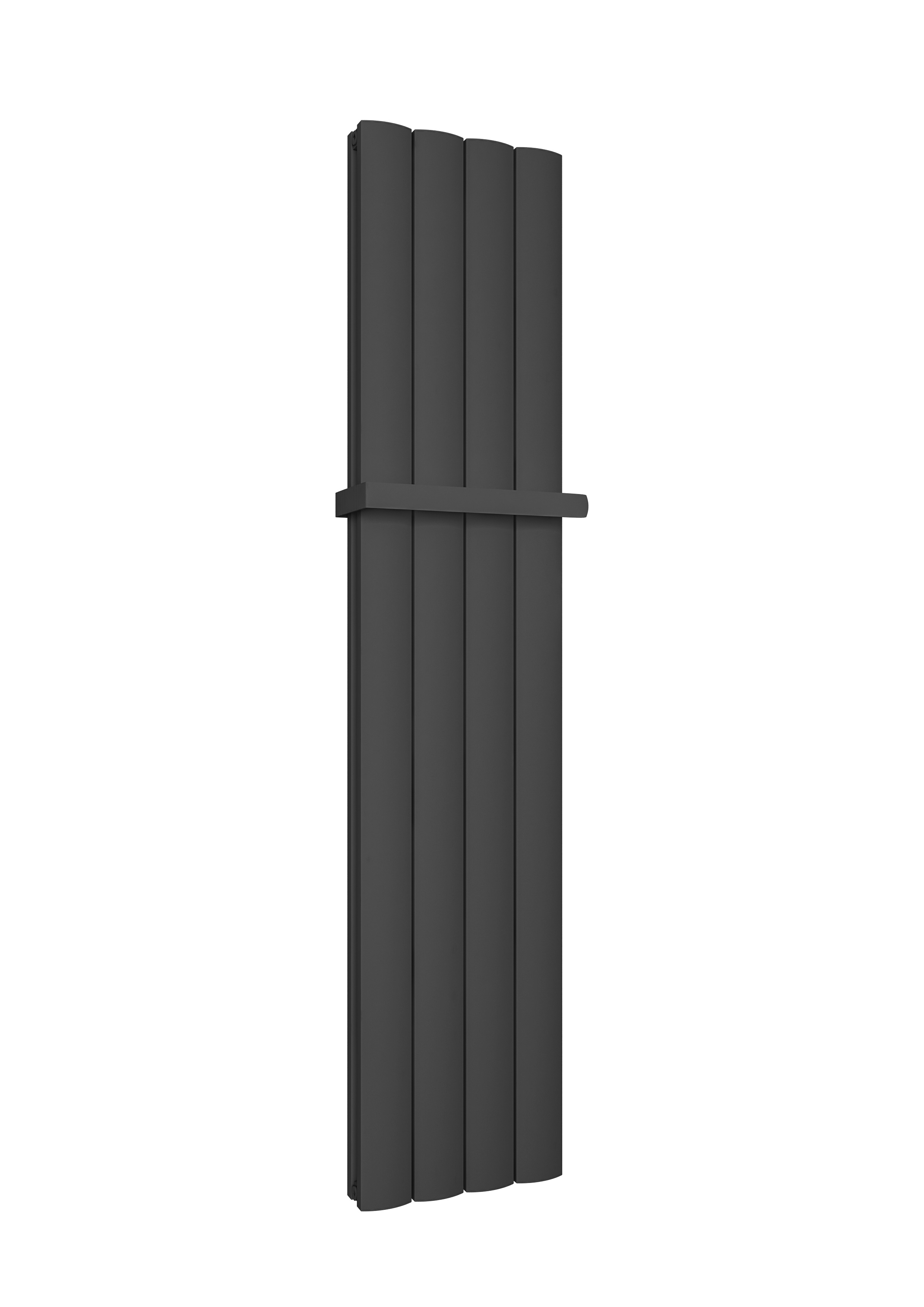 Eastbrook Guardia handdoekbeugel verticale radiator 37.5cm mat antraciet