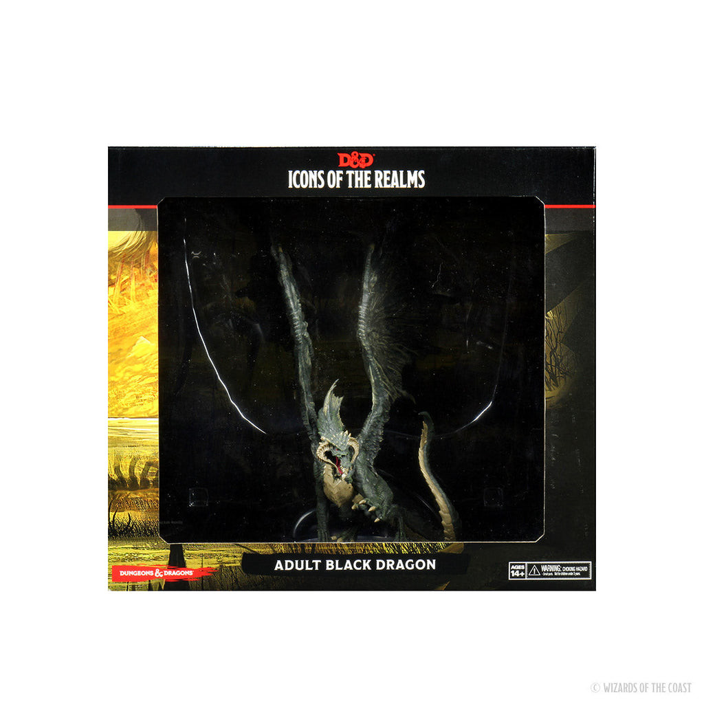 D&D Icons of the Realms Premium Figures - Adult Black Dragon