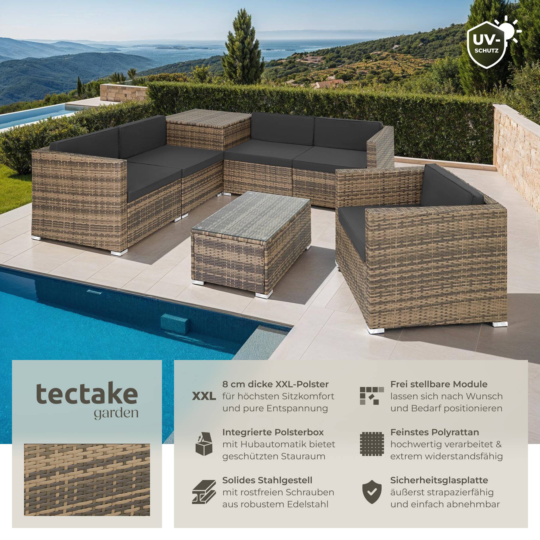 Rattan Lounge Pisa