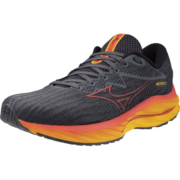 Chaussure running MIZUNO WAVE RIDER 27 TURBULENCE/CAYENNE/CITRUS