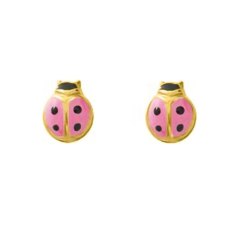 Boucles d'oreilles enfant - Or 18 Carats - Coccinelle