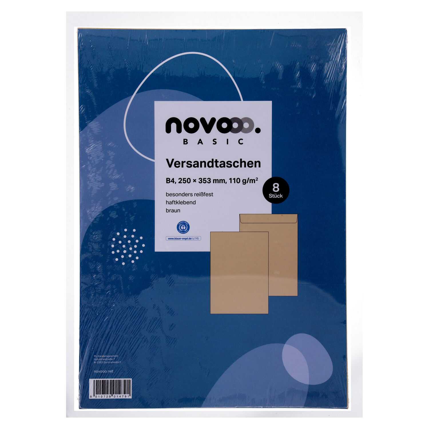 novooo Versandtasche 8er B4, haftklebend