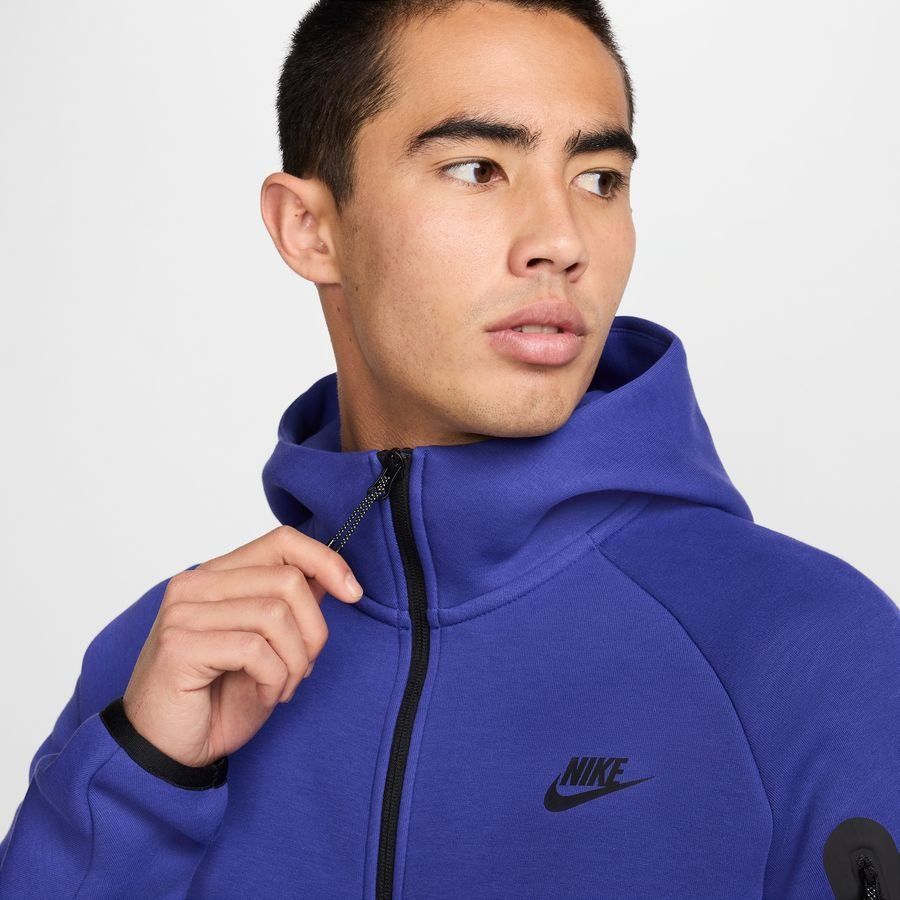 Nike Sweat à Capuche Tech Fleece FZ Coupe-Vent - Violet/Noir
