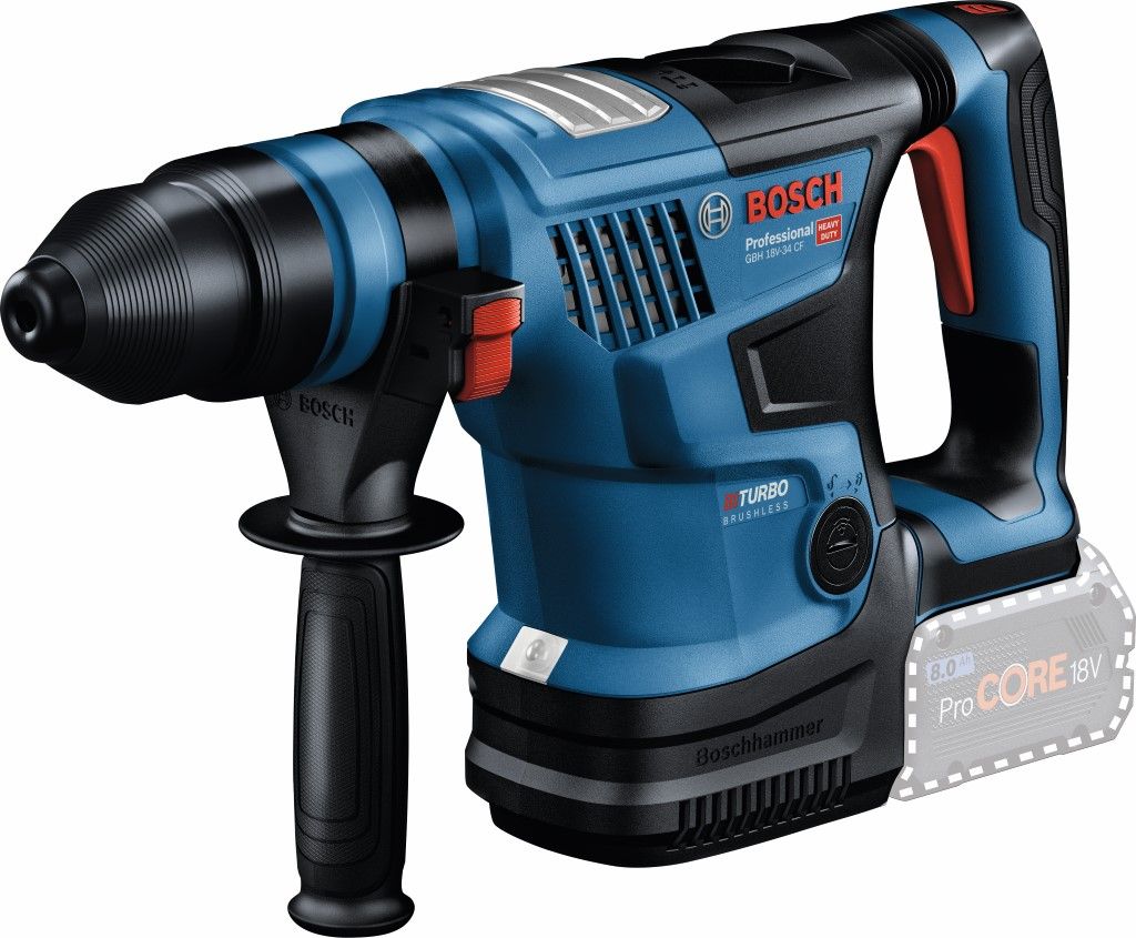 Bosch GBH 18V-34 CF Li-ion accu SDS-plus combihamer in koffer - 0611914001