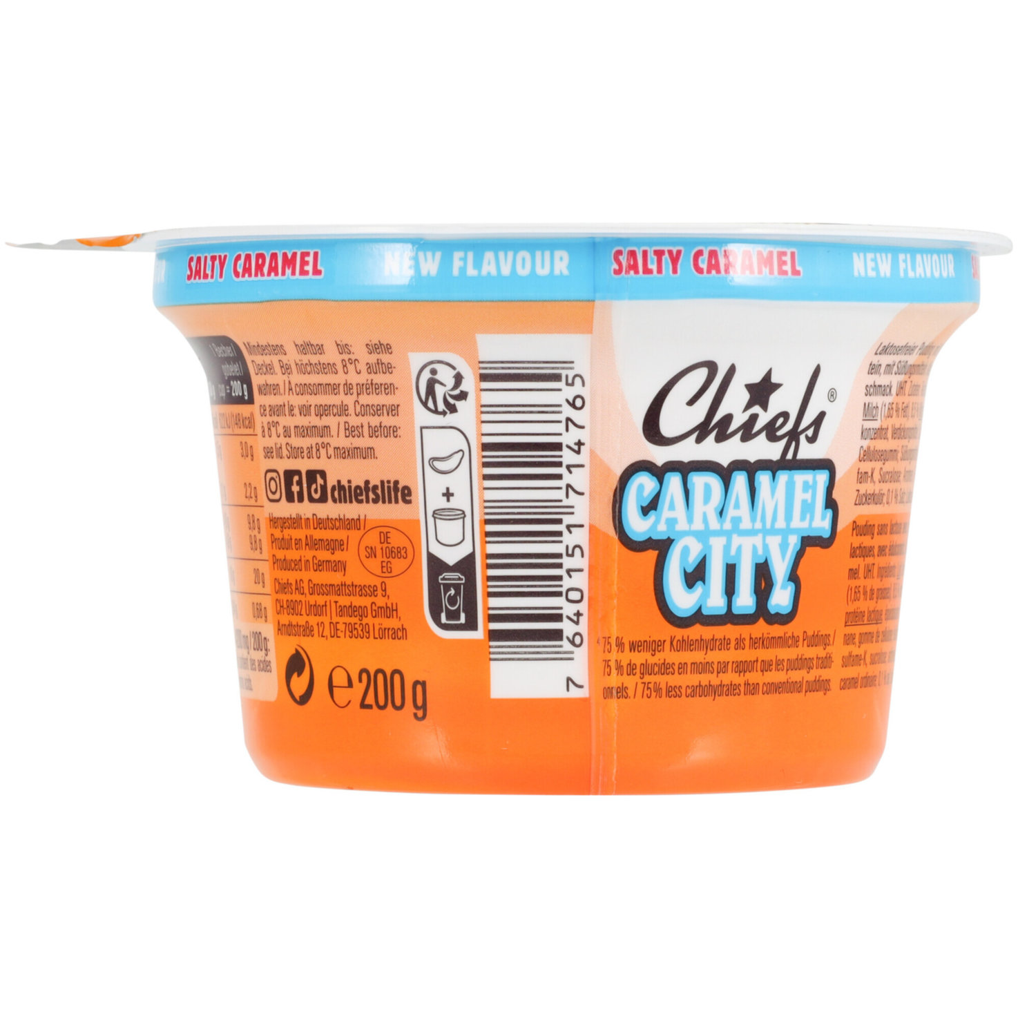 Chiefs Protein Pudding Salty Caramel -