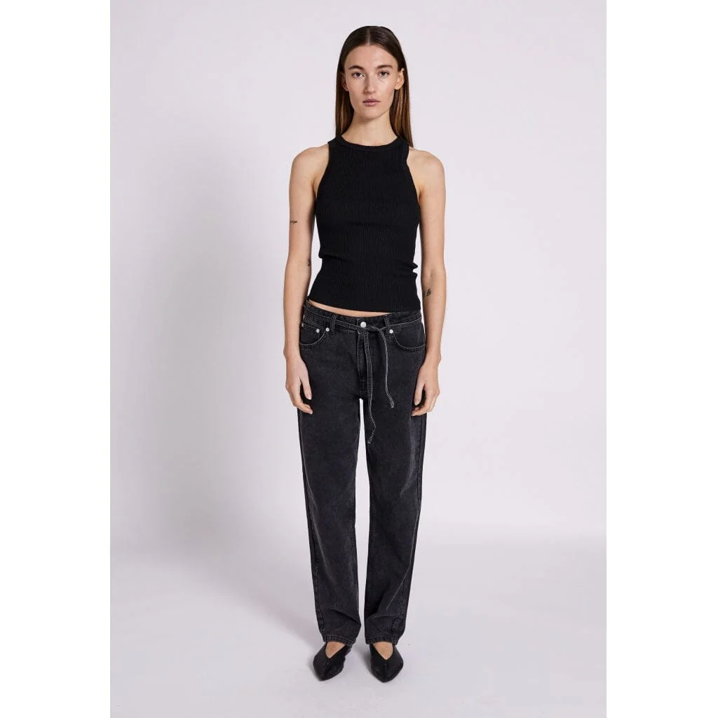 Norr Kenzie Relaxed Belt Jeans