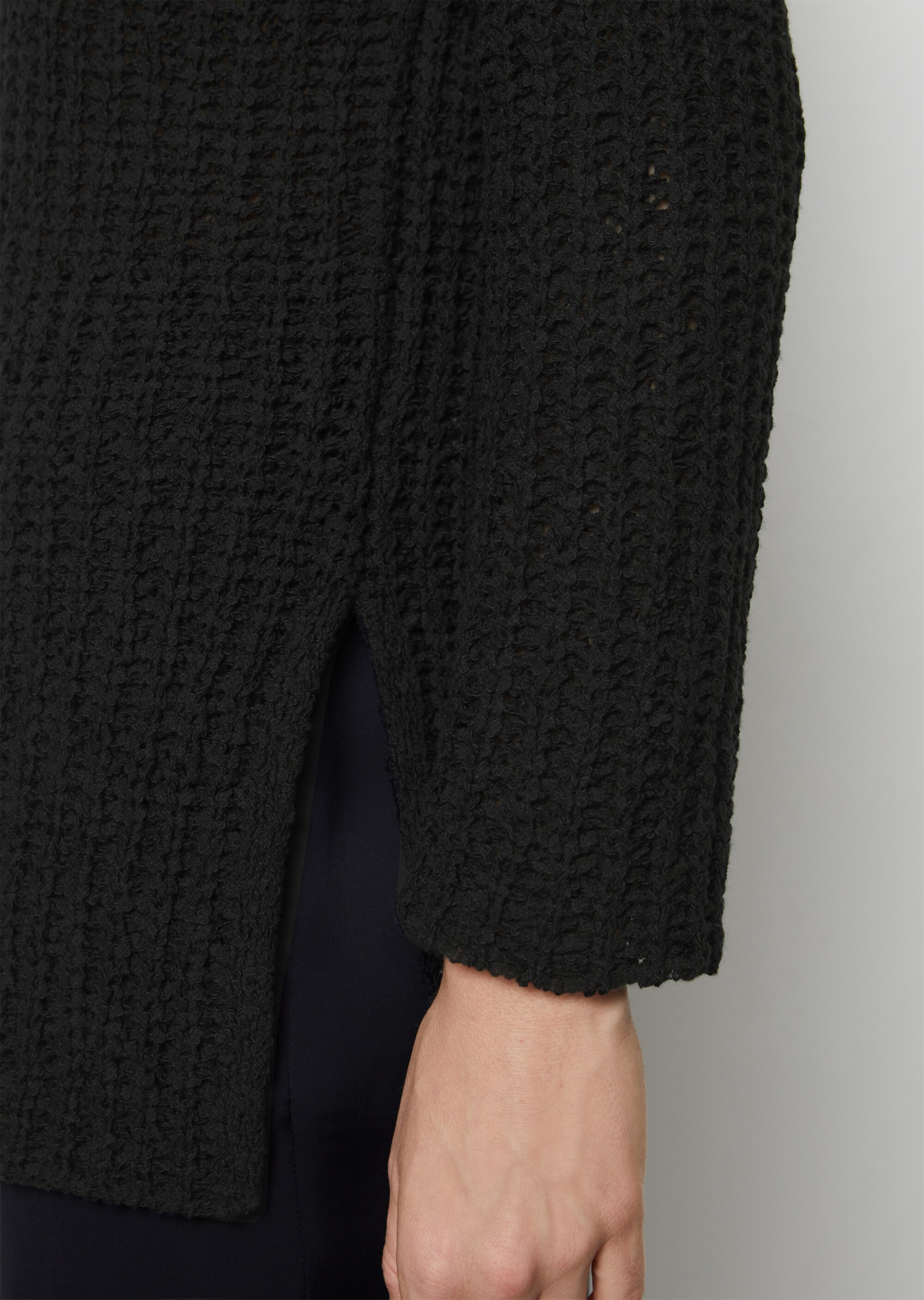 Strickpullover oversizeaus Organic Cotton-Mix