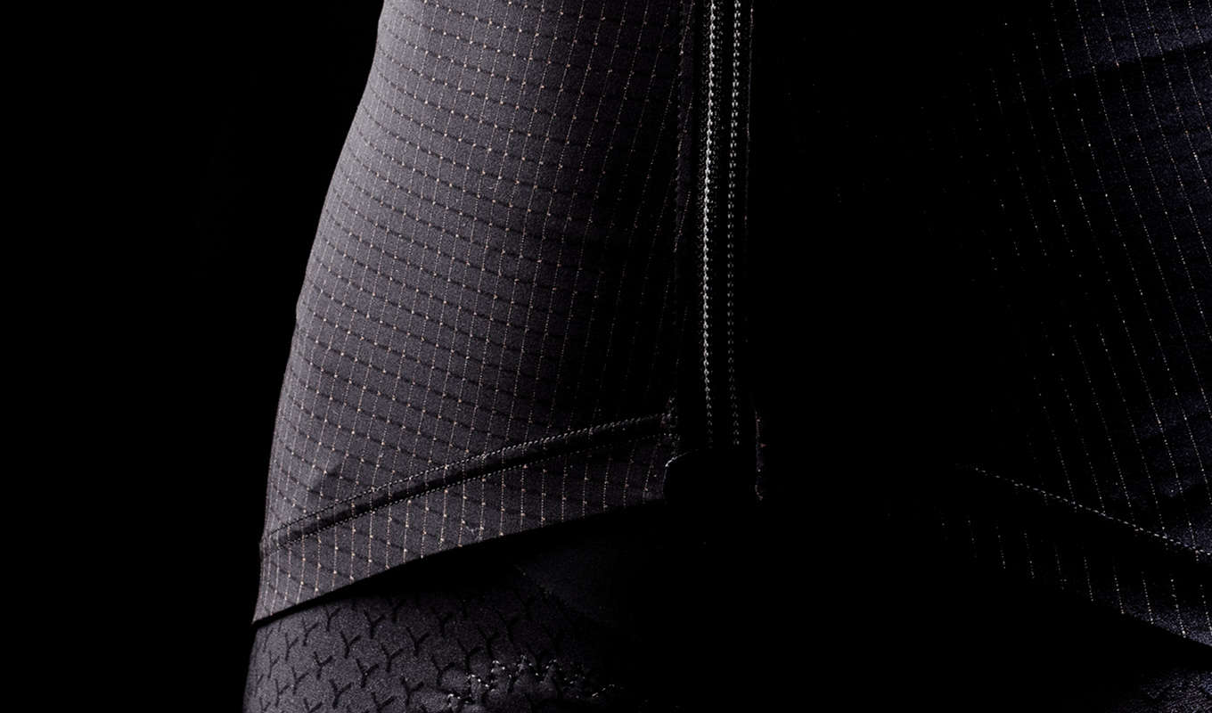 Q36.5 L1 Pinstripe X Fietsshirt Korte Mouwen Paars Dames