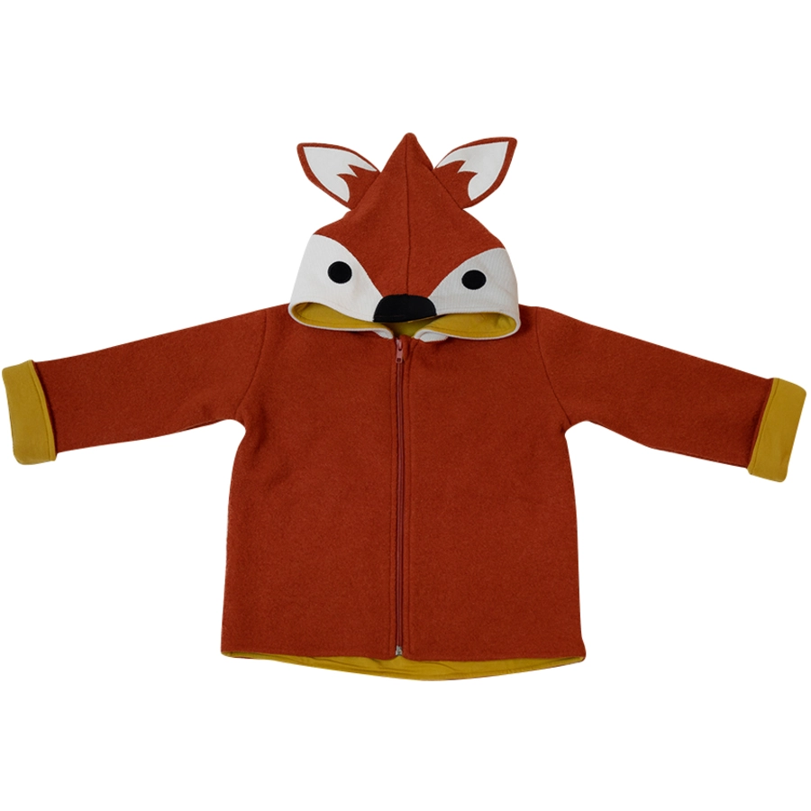 Räuber&Komplizen Walkjacke Fuchs orangegelb