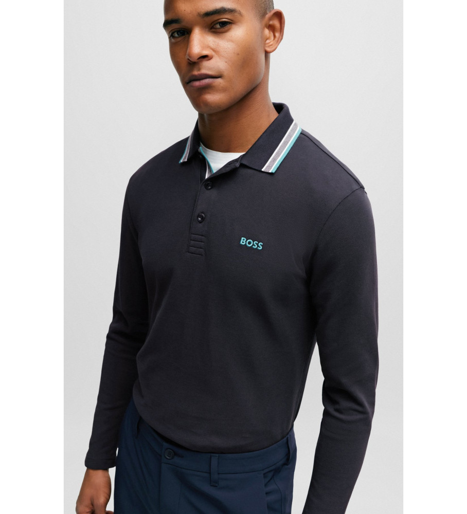 BOSS Polo Marino Pleats