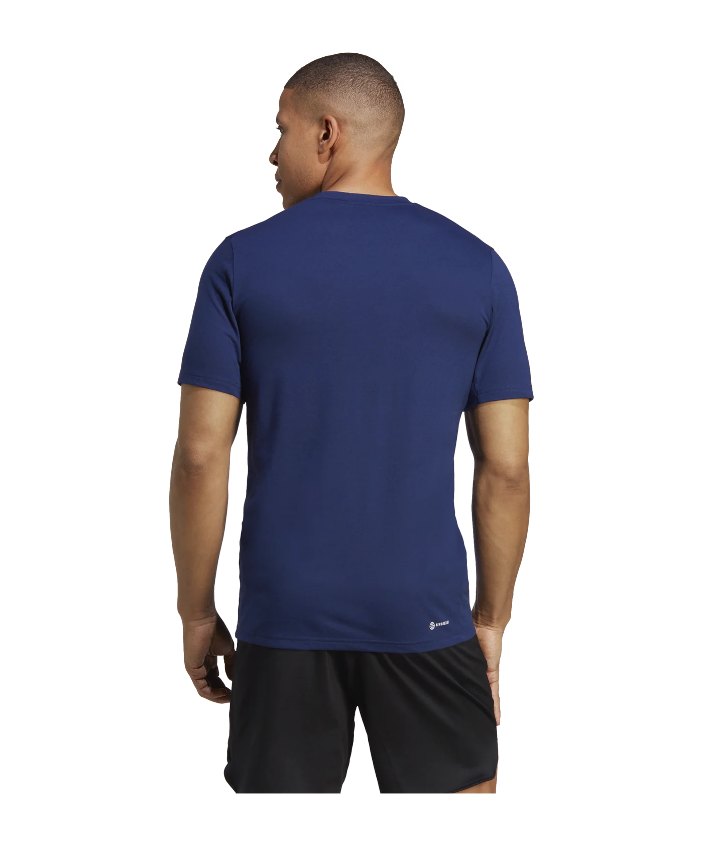 adidas Train Essentials Feelready Logo Training Tee Blue