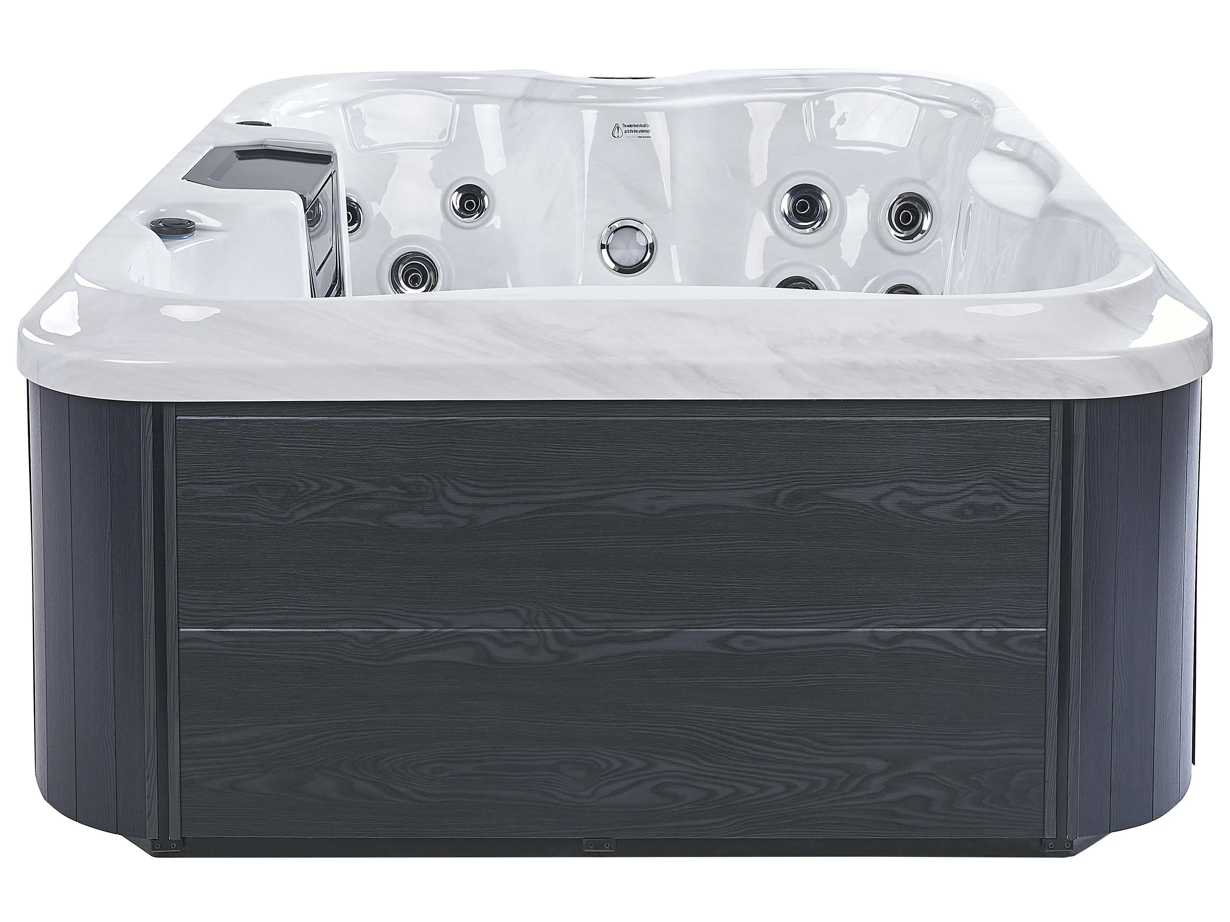 Buiten hottub met LED ARCELIA Wit