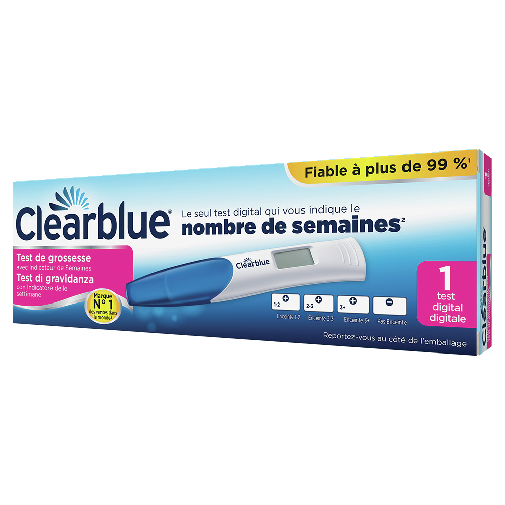 CLEARBLUE Schwangerschaftstest<br>1 Stück, Wochenbestimmung