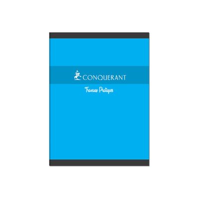 Conquérant - Cahier de travaux pratiques (TP) - 24 x 32 cm - 96 pages - grands carreaux (Seyes)