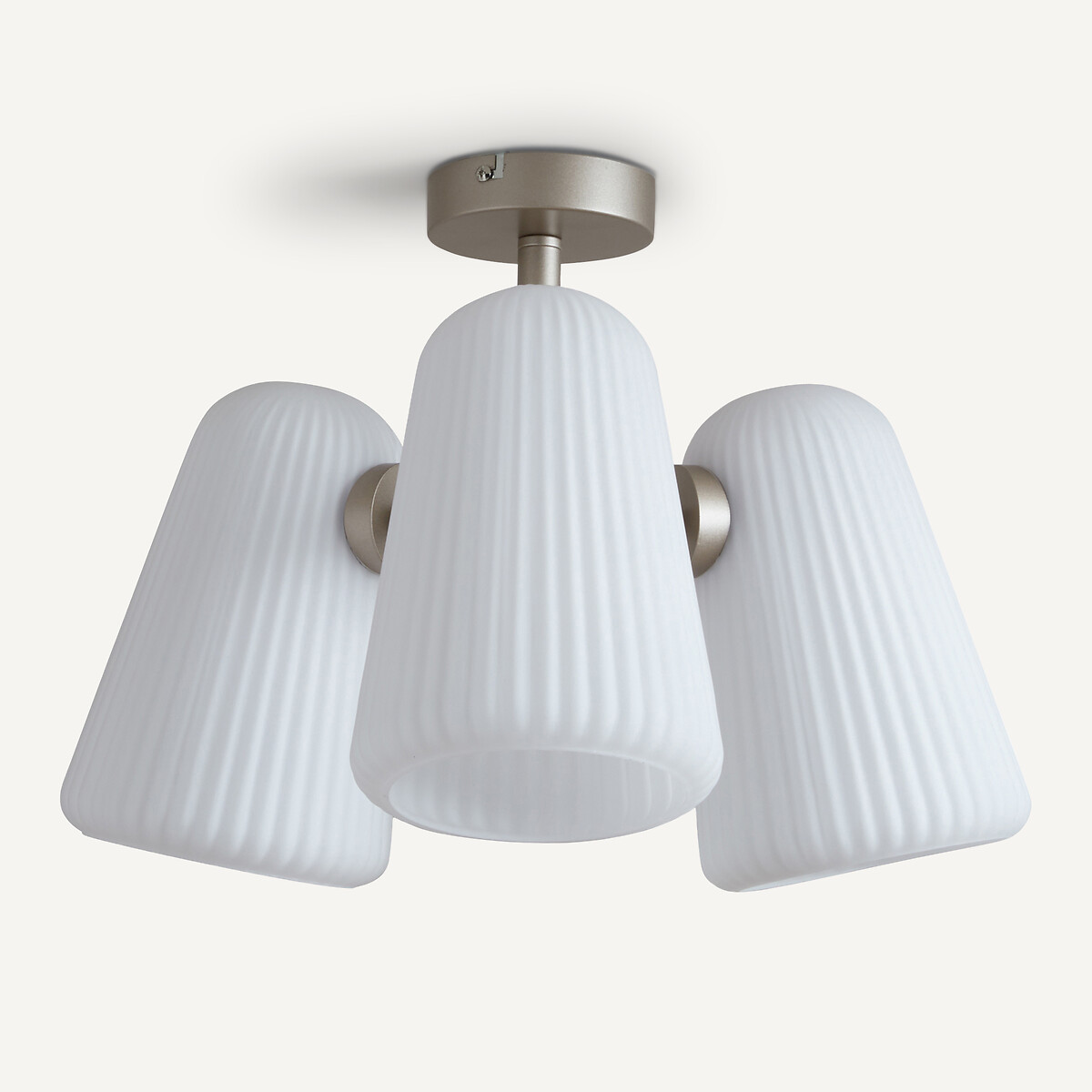 AM.PM<br>Luminária de teto em opala canelada, Fosca