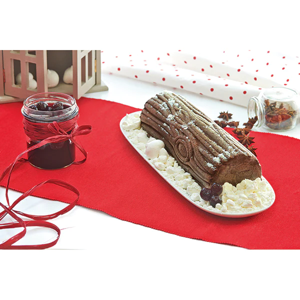 Kit moule bûche et tapis silicone Silikomart