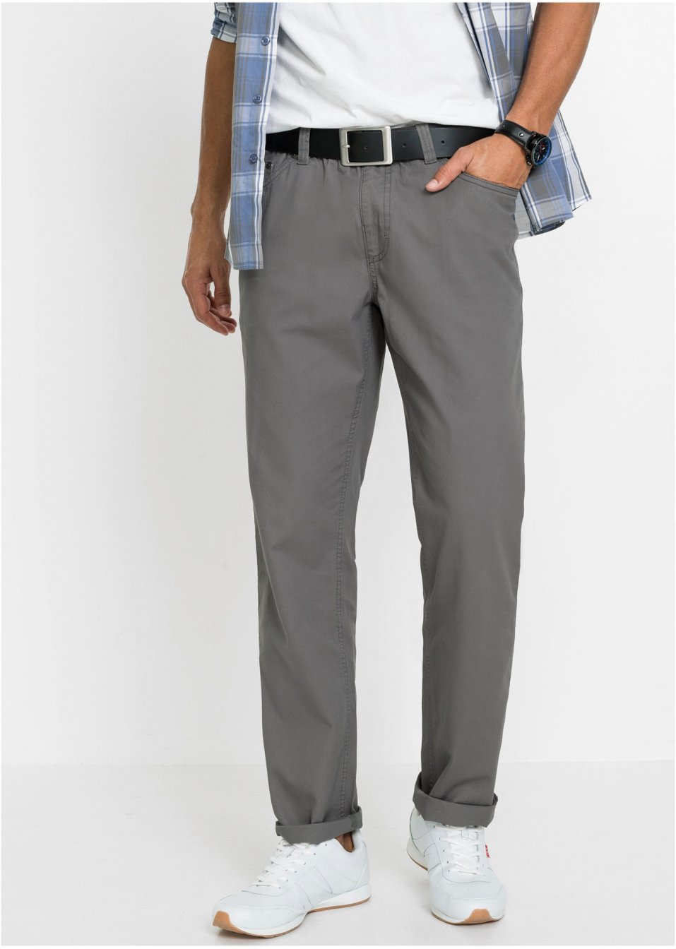 Lot de 2 pantalons taille extensible