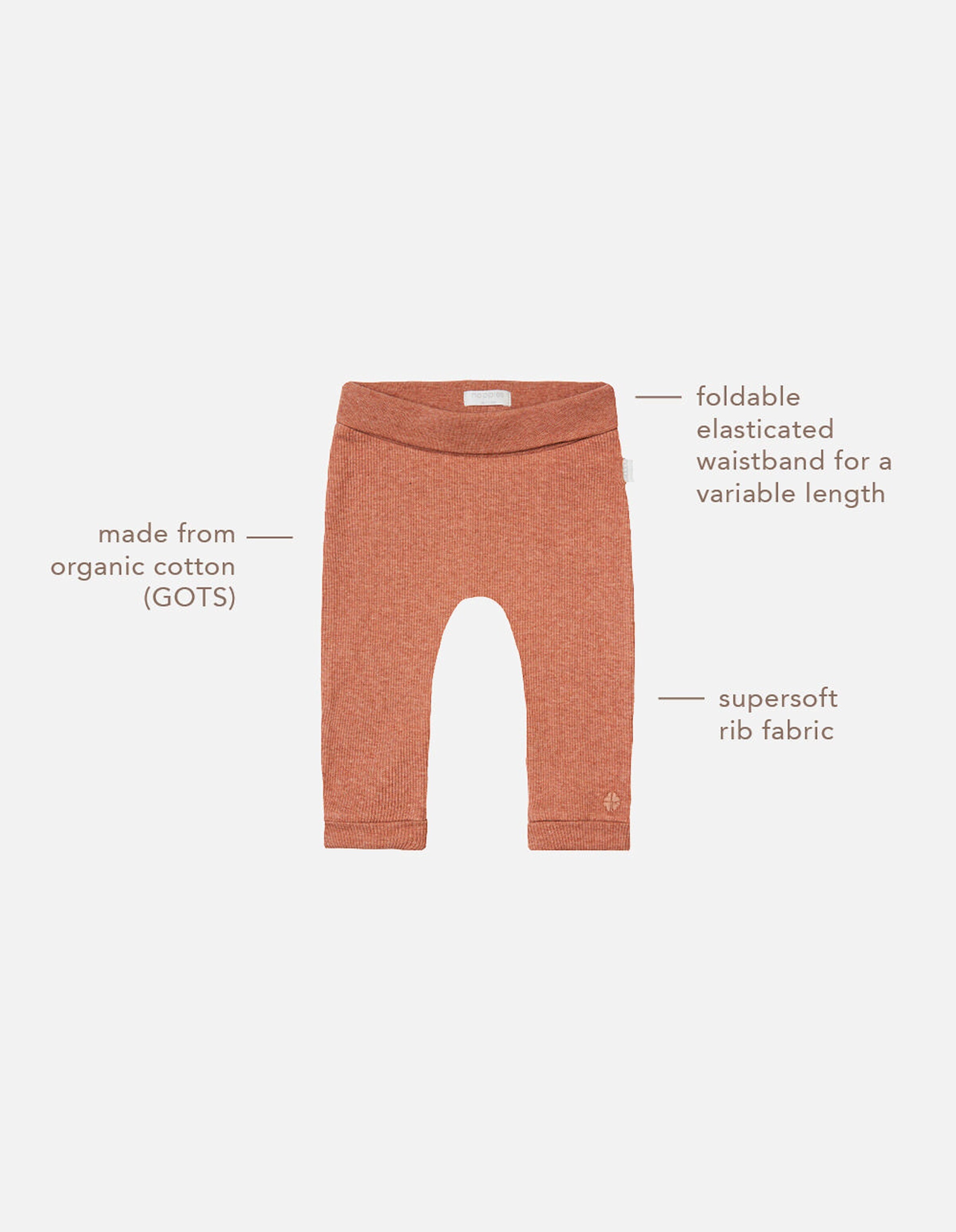 Noppies Baby Jogginghose Naura Cafe Au Lait Melange