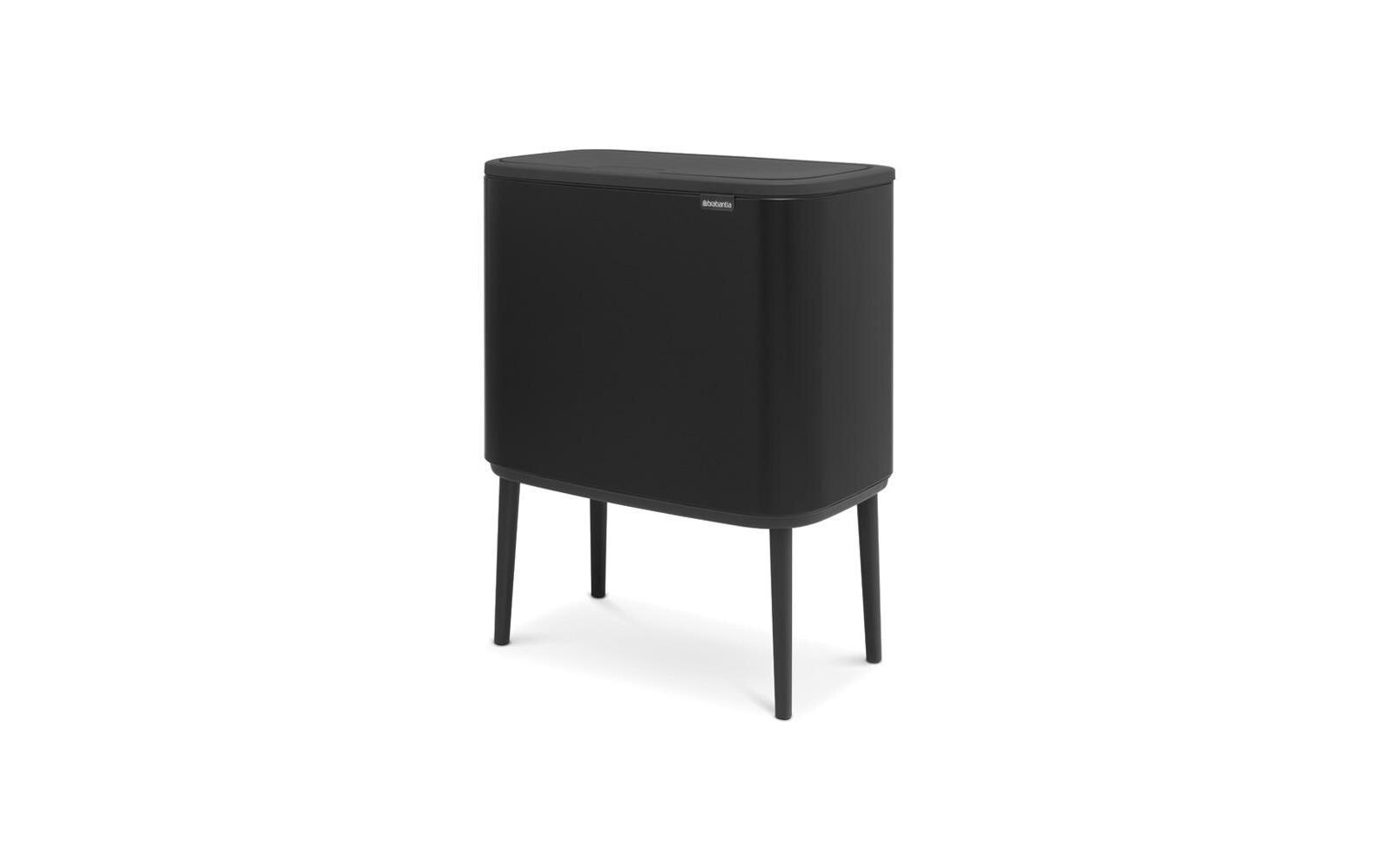 Recyclingbehälter Bo Touch Bin 36 l, Schwarz<br>Eimer für die Abfalltrennung