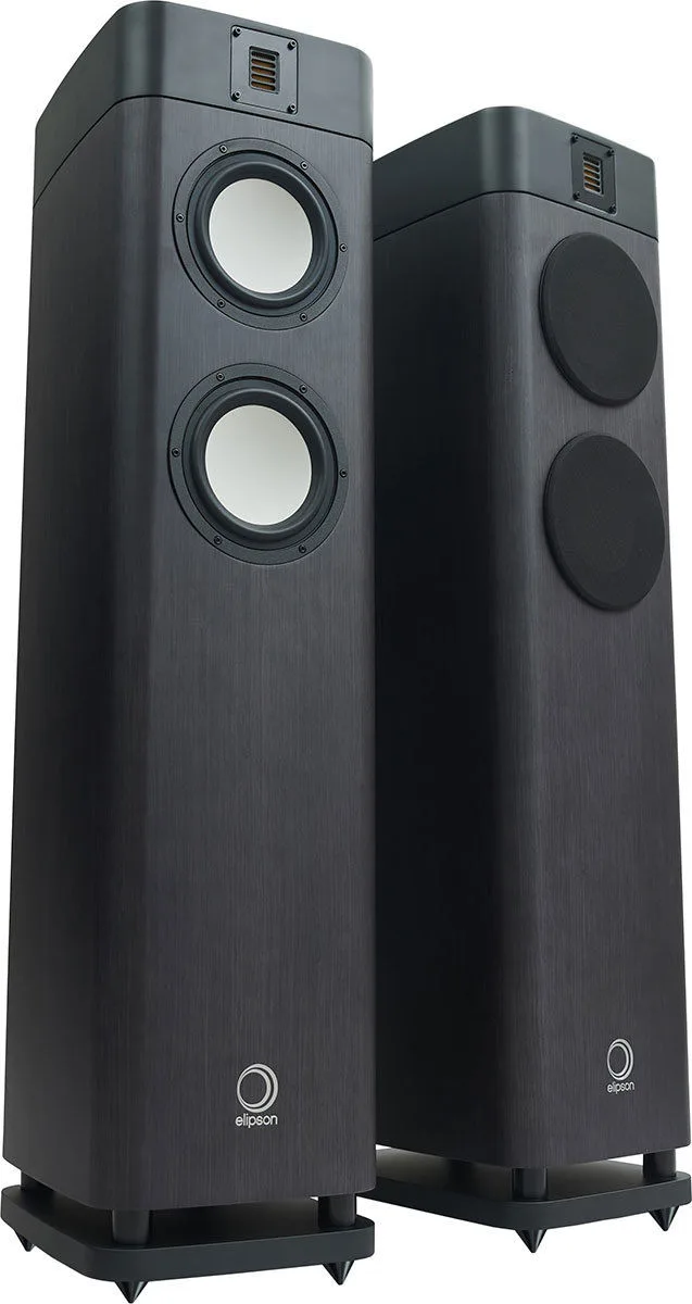 Legacy 3220 Chêne anthracite (la paire) Enceintes colonne