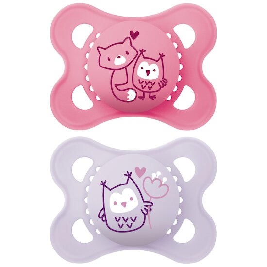 Lot de 2 sucettes Original Nature Aléatoire   2 - 6 mois   de               Mam