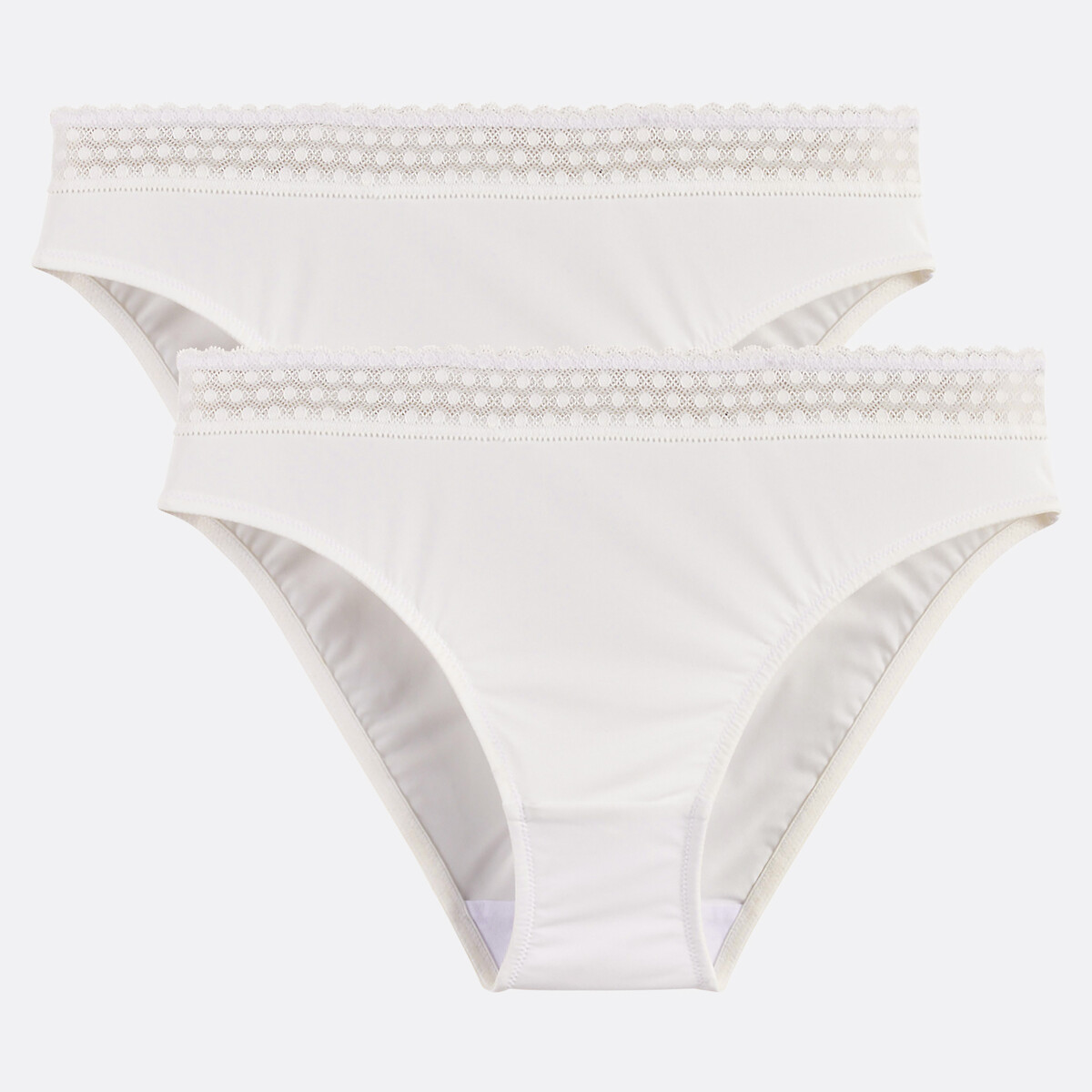 COLEÇÕES LA REDOUTE<br>Conjunto de 2 slips em microvezels