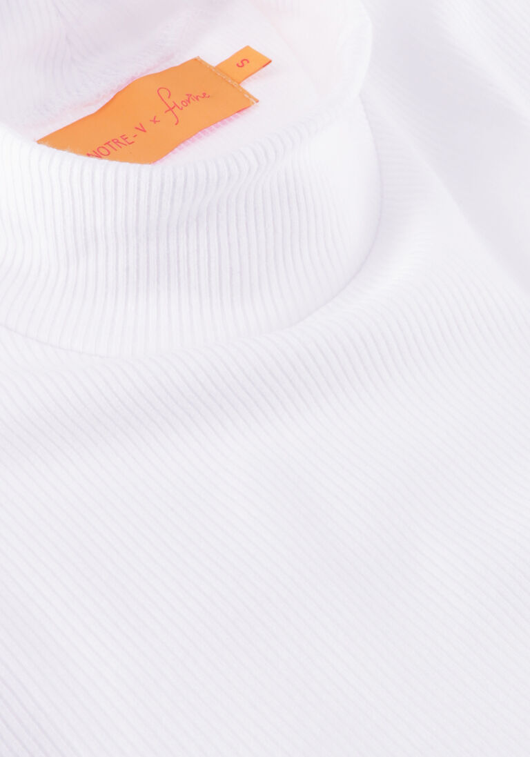 NOTRE-V witte notre-v top x florine - sigal top