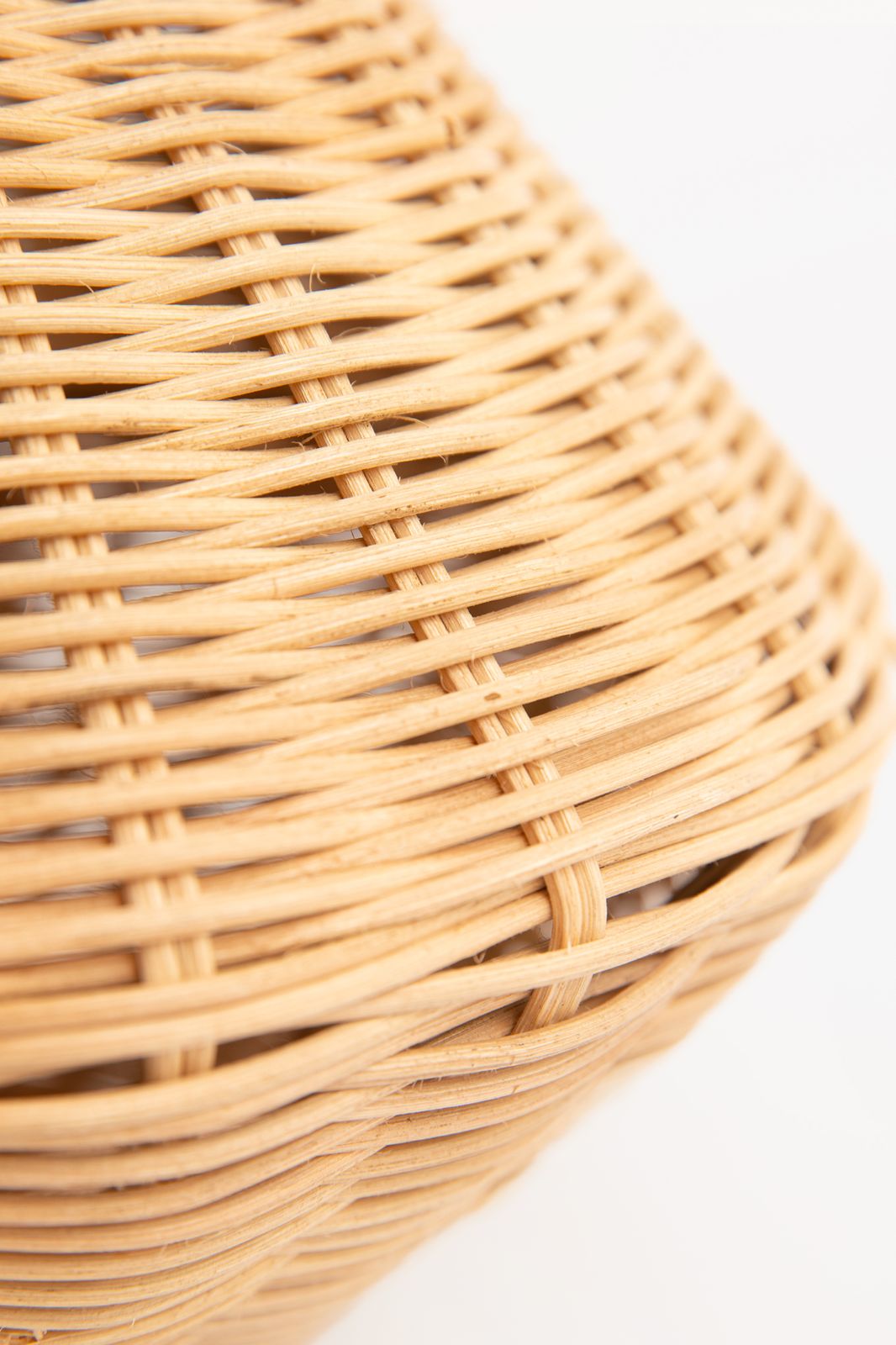 Bruine hanglamp Aural shades mini van rotan