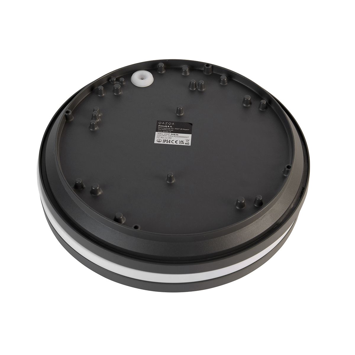 Smart wand- en plafondlamp donkergrijs incl. Wifi A60 - Glow