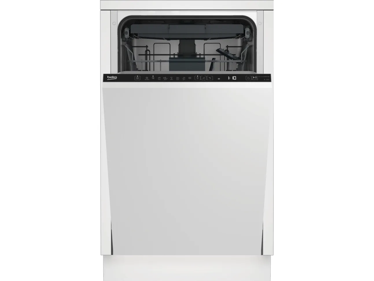 Beko DIS46120 - Opvaskemaskine - til indbygning - Niche - bredde: 45 cm - dybde: 56 cm - højde: 82 cm