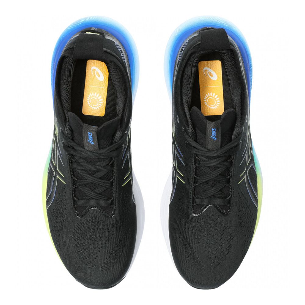 Asics GEL-NIMBUS 25 - Chaussures running Homme black/glow yellow