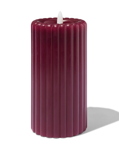 bougie LED bordeaux