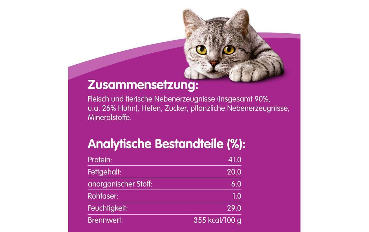 Katzen-Snack Sticks Huhn, 6 x 6gErgänzungsfuttermittel für Katzen