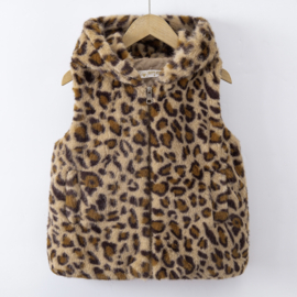 Leopard Cozy Gilet