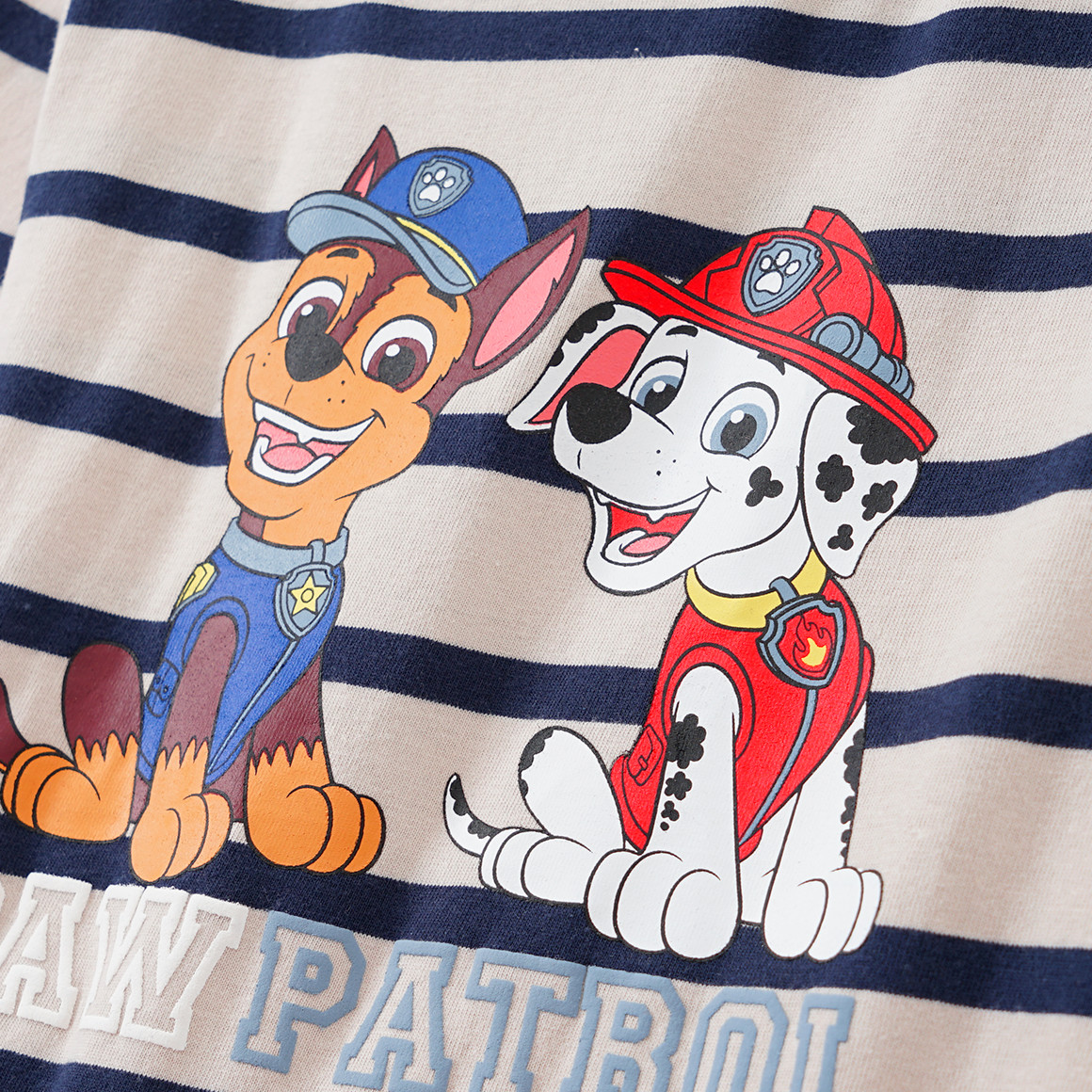 Topolino PAW Patrol Langarmshirt mit großem Print beige