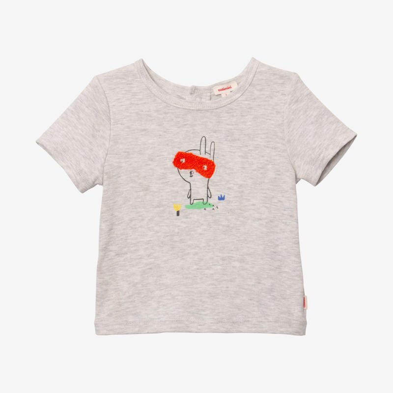 T-shirt bébé garçon masqué gris Catimini Gris ou noir