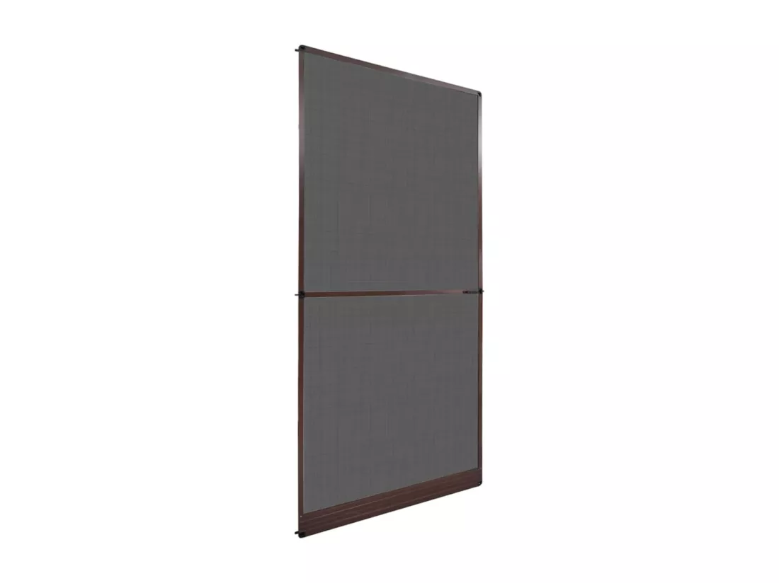 Moustiquaire à charnière pour portes Marron 120x240 cm