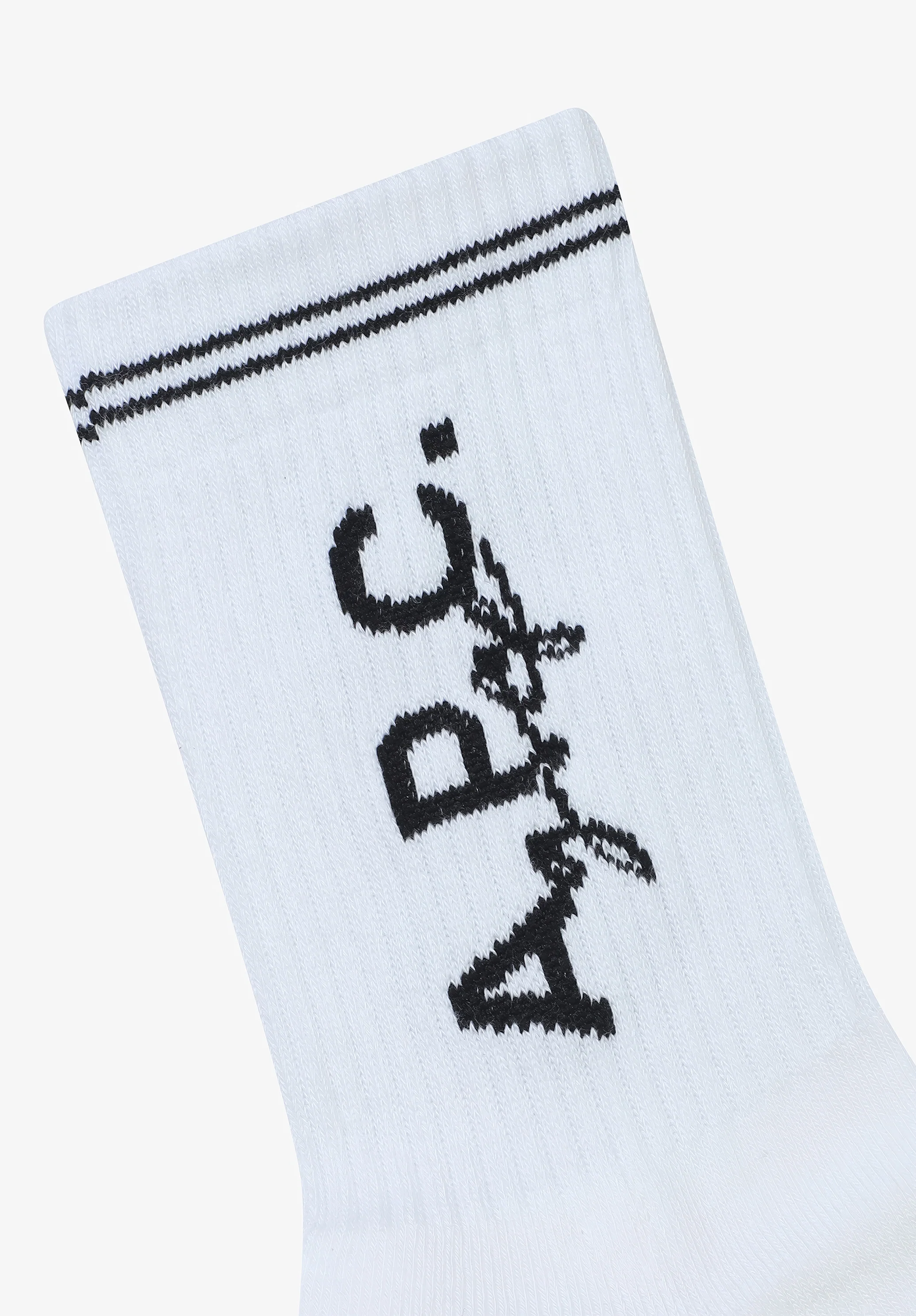 Chaussettes Colin - Blanc/noir