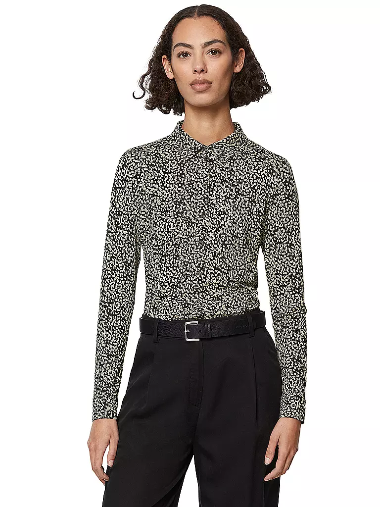 MARC O'POLO Bluse dunkelgrün
