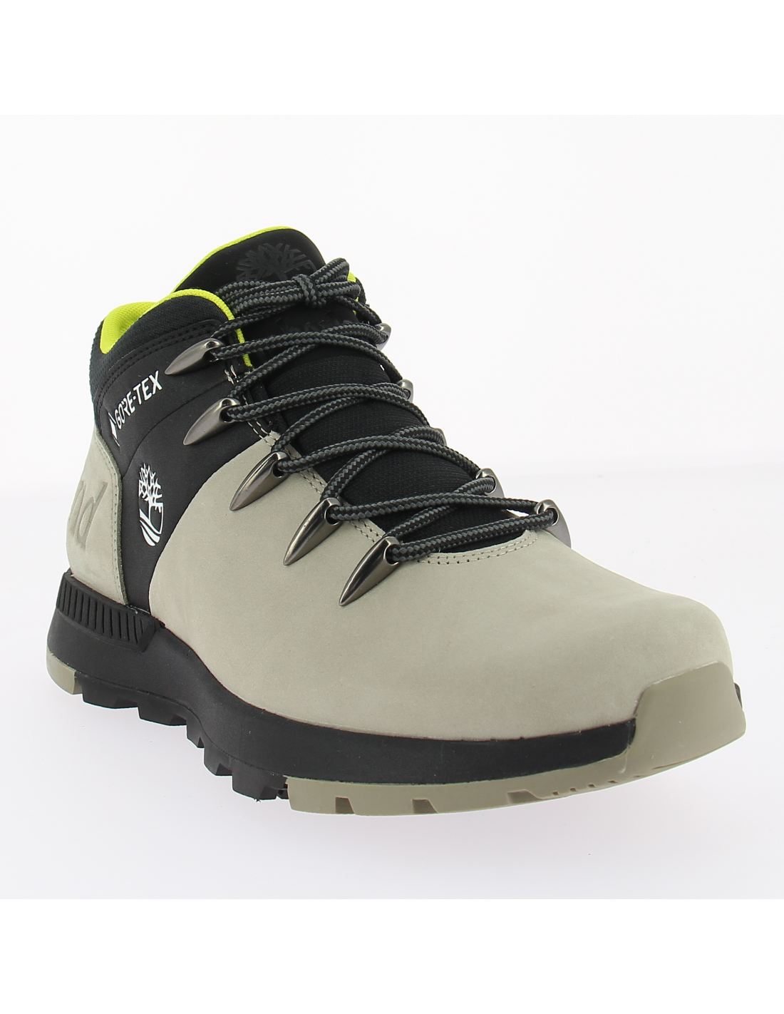 timberland boots homme sprint trekker mid gtx tpe nubuck gris/noir