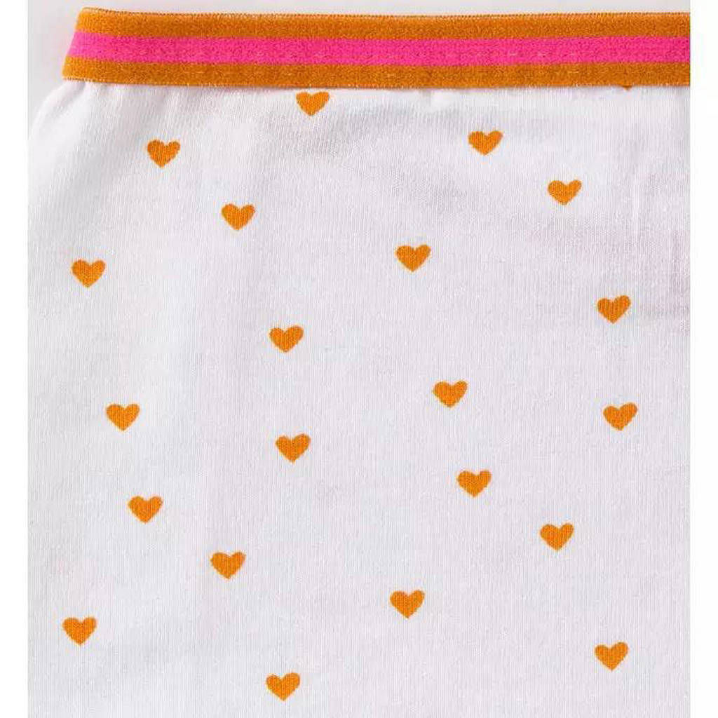 hipster van katoen - set van 4 roze/wit