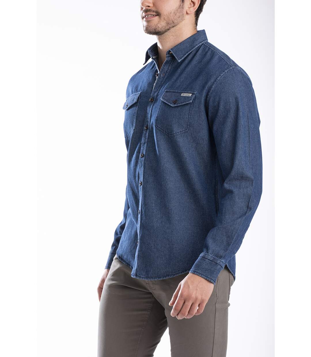 Chemise façon denim AUSTIN BLEU