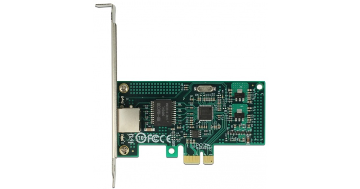 DeLOCKPCI Express Card > 1 x Gigabit LAN netwerkadapter