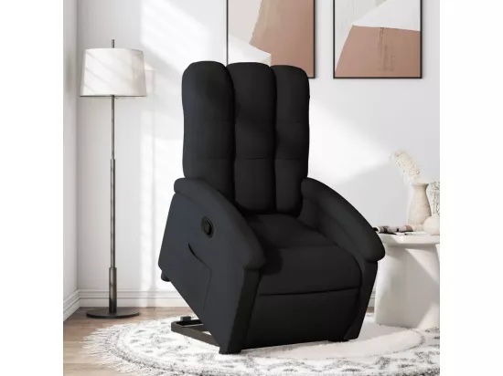 Fauteuil inclinable noir tissu