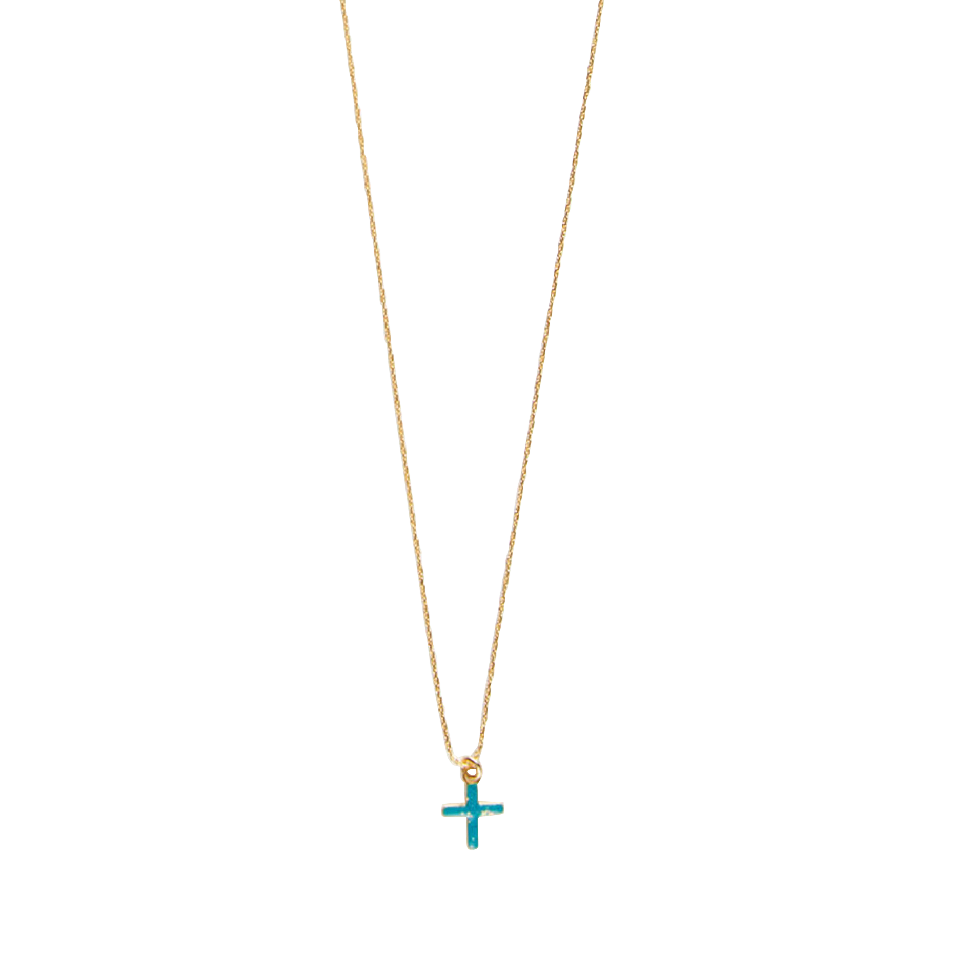 CELESTINA - Collier en plaqué or | Bleu