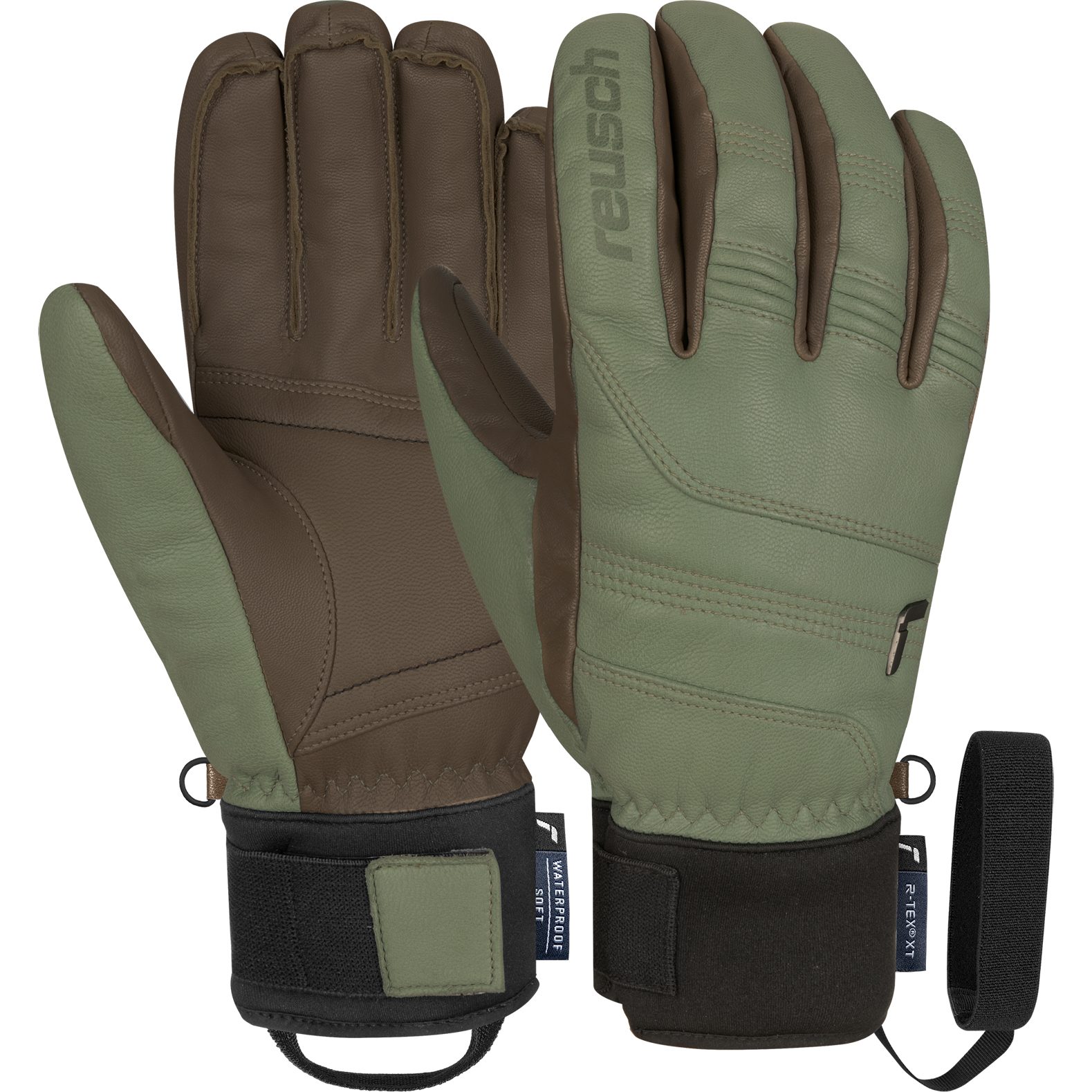 Reusch Highland R-TEX® XT Skihandschuhe Herren forest