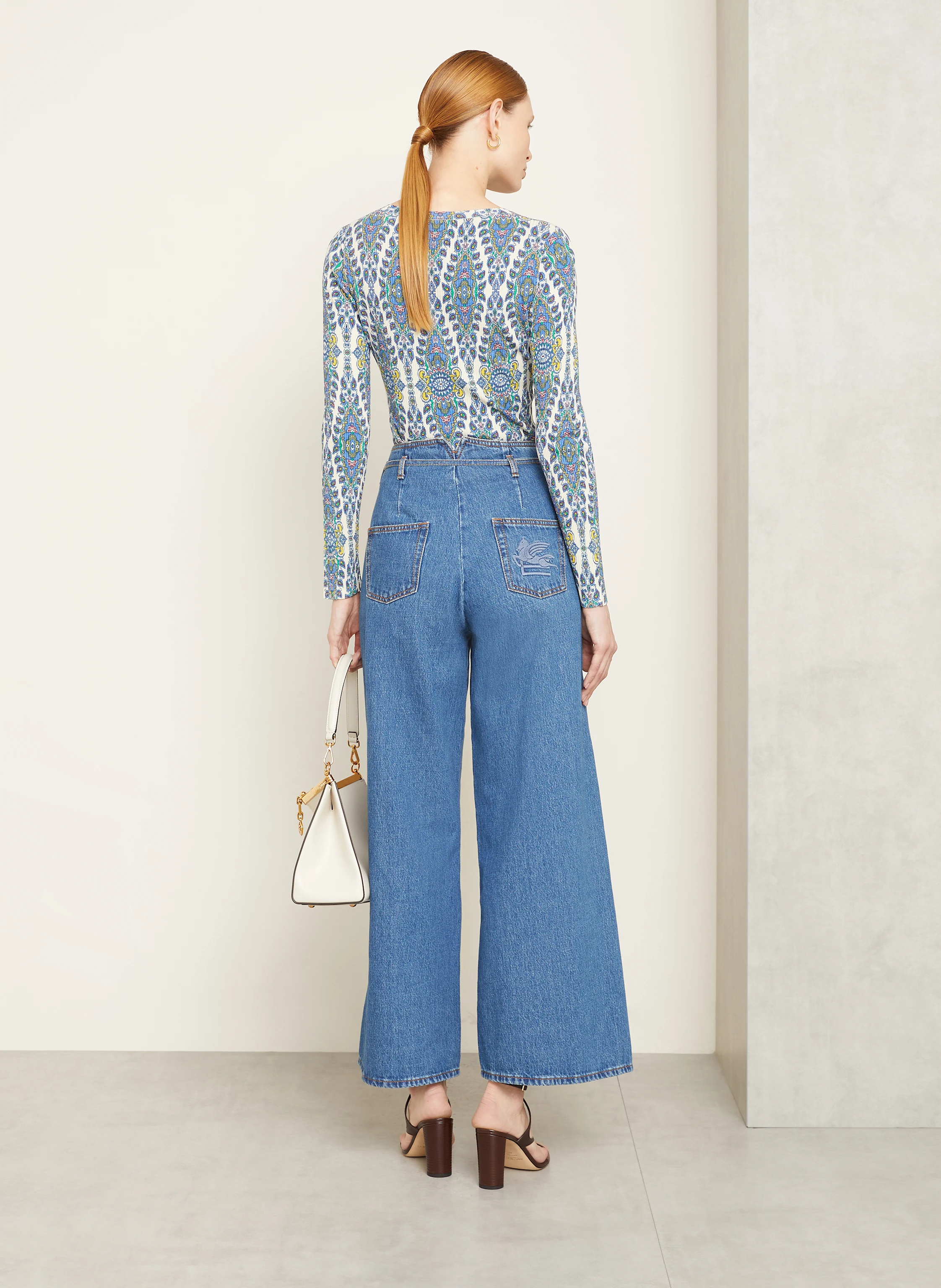 ETRO Longsleeve mit Seide