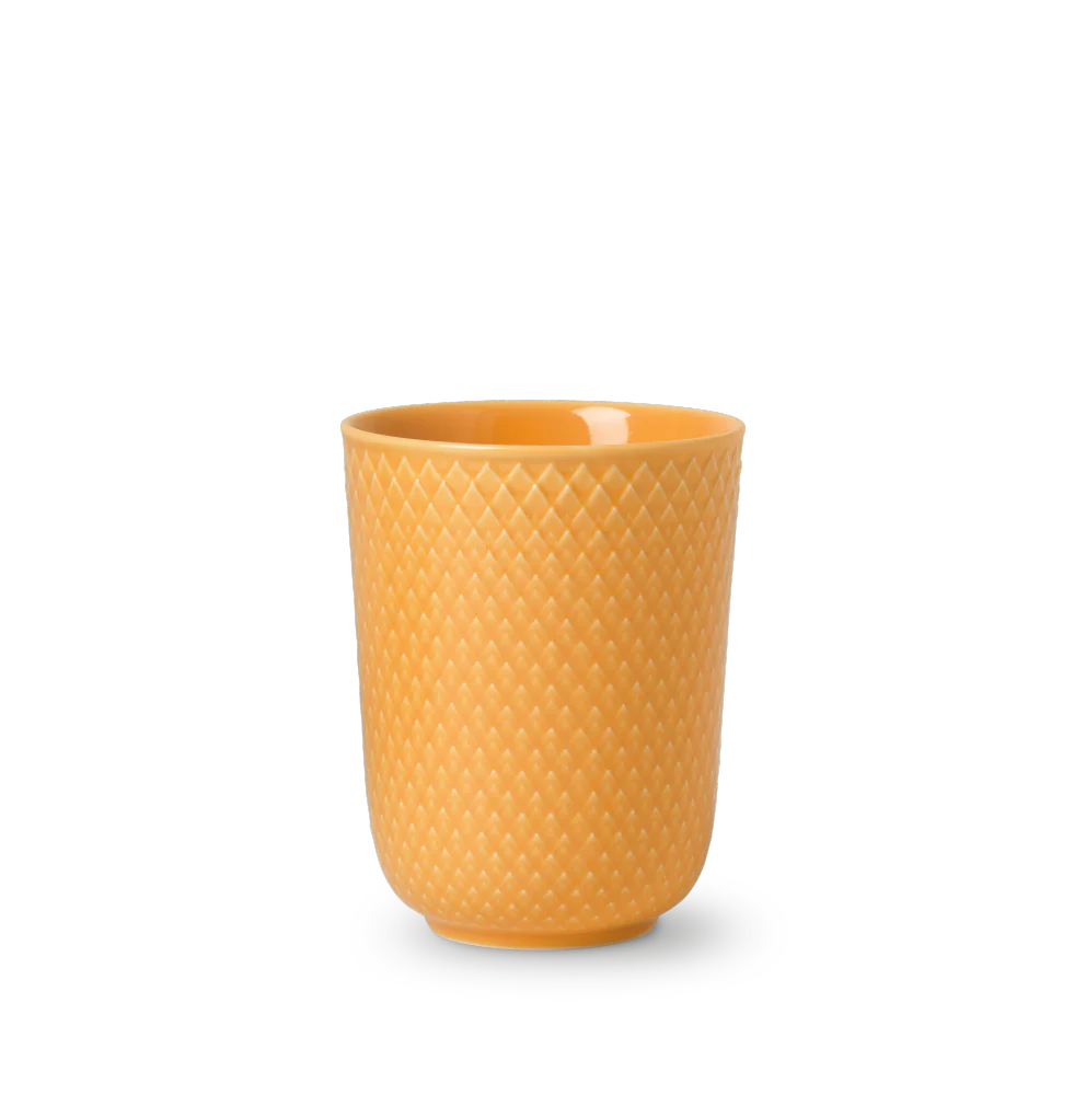 Lyngby Porcelæn  Rhombe Color krus, gul - 33 cl.